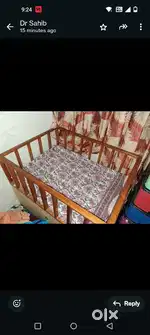 Baby bed or cot