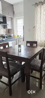 4 Seater Dining Table with Chairs