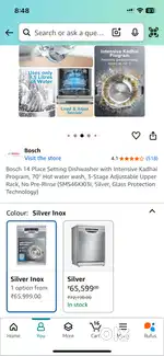 Bosch Dishwasher – 2 Years Old  Excellent Condition  Hyderabad