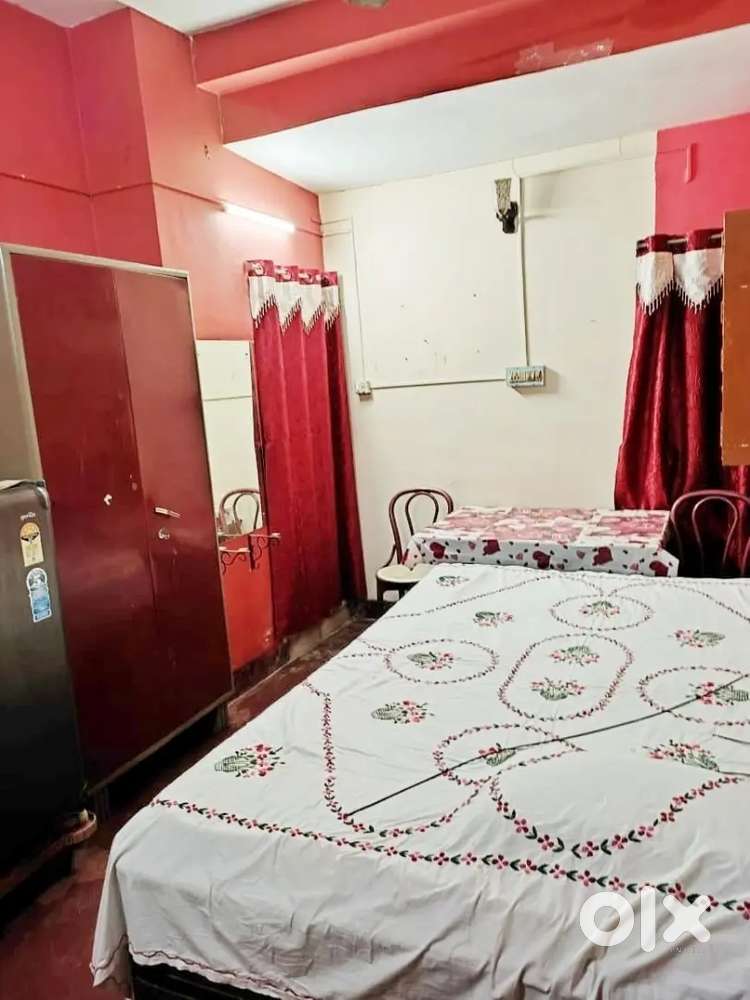 1RK AC FLAT RENT SINGLE ROOM FULL FURNISHED- BIJOYGARH, NO RESTRICTION