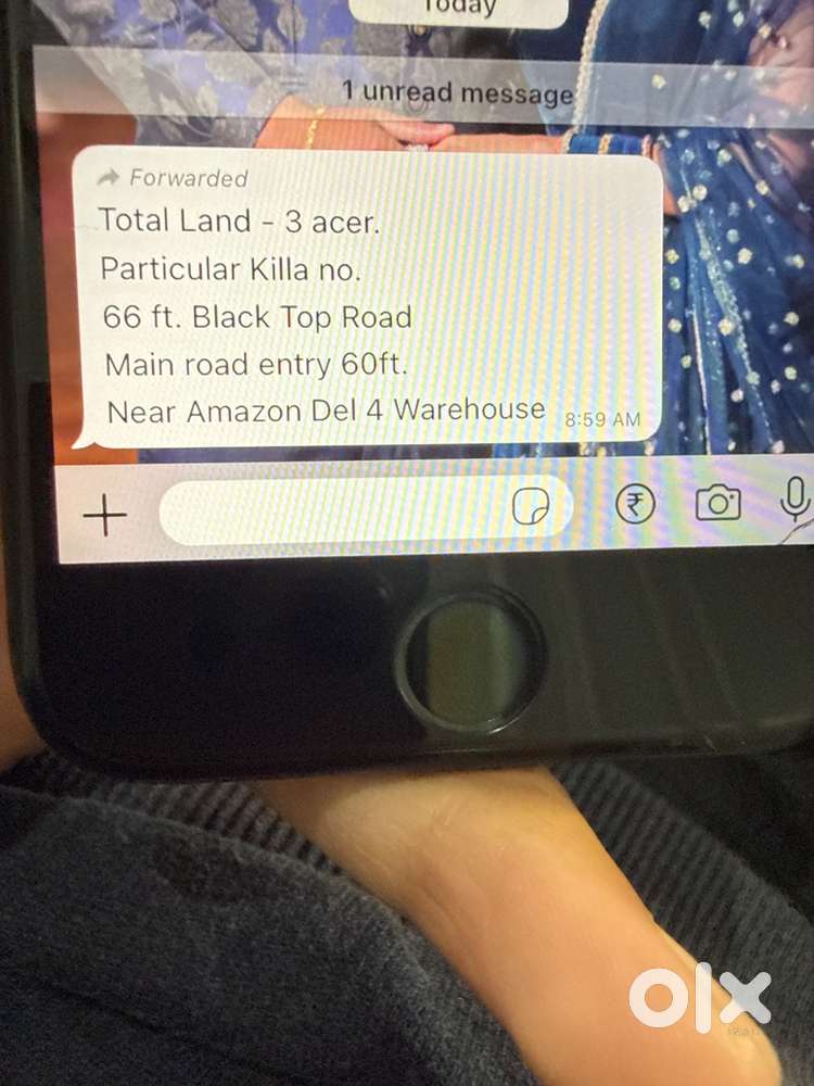 3.5 acre land for rent seprate killa no near amaxon del4 jamalpur panc