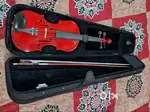 Violin with hard case