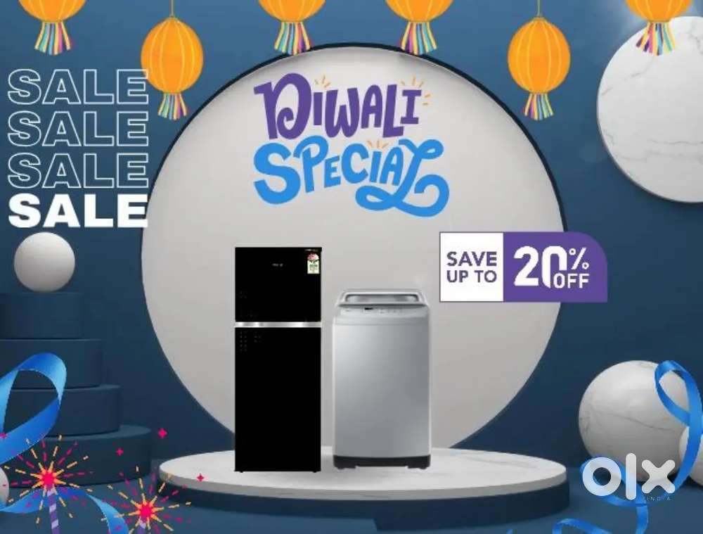 Cool & Clean - Fridge + Washer Set in Good Condition