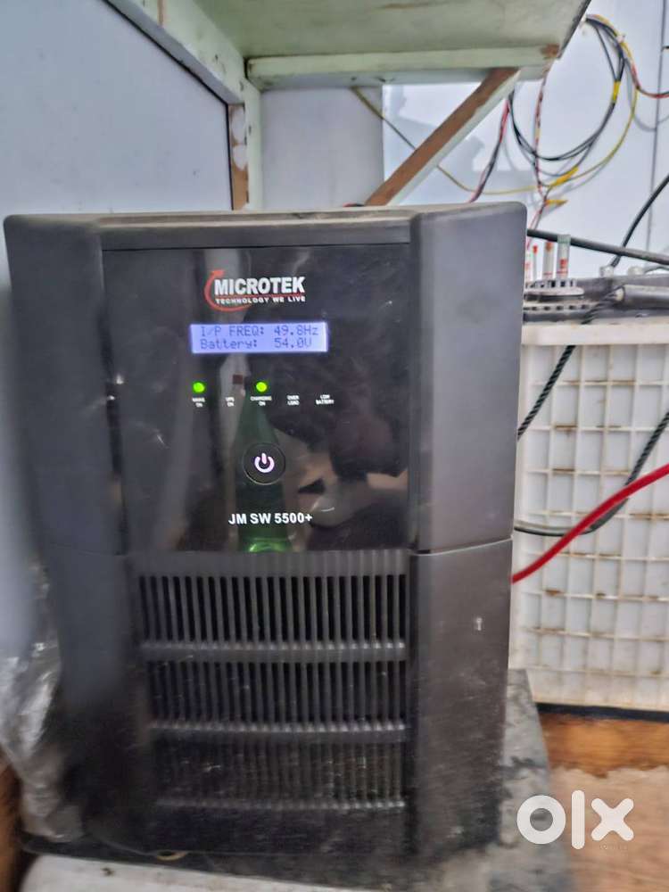 Inverter with 4 Batteries for Office Use