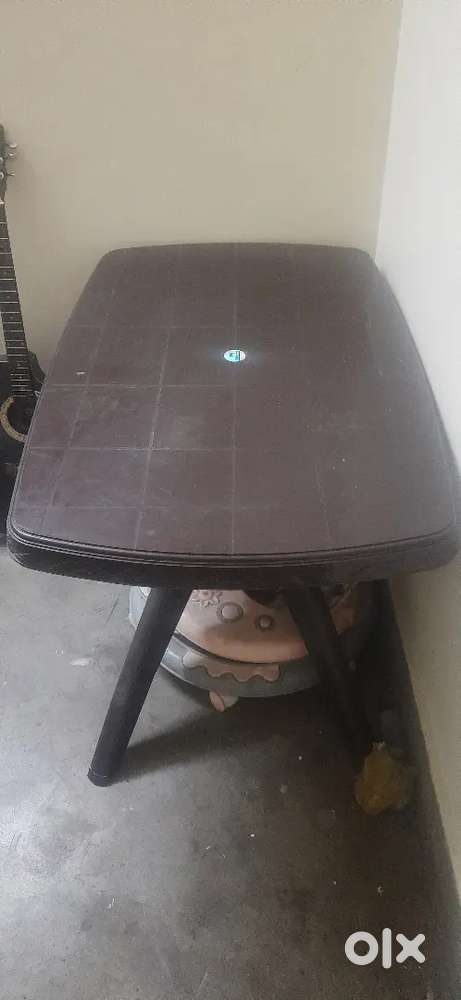 Table and Guitar