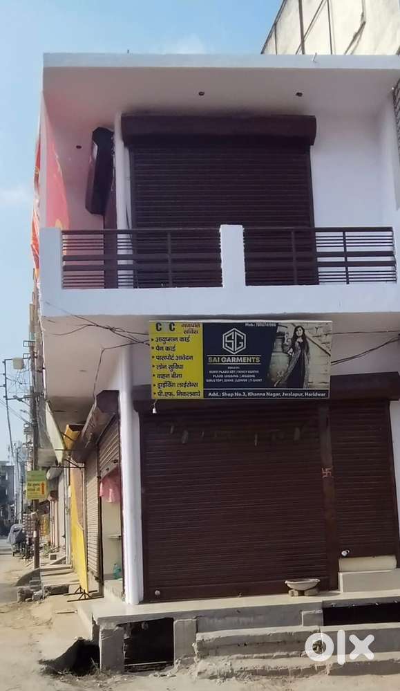 Shop for rent in good location Ground and frist floor both