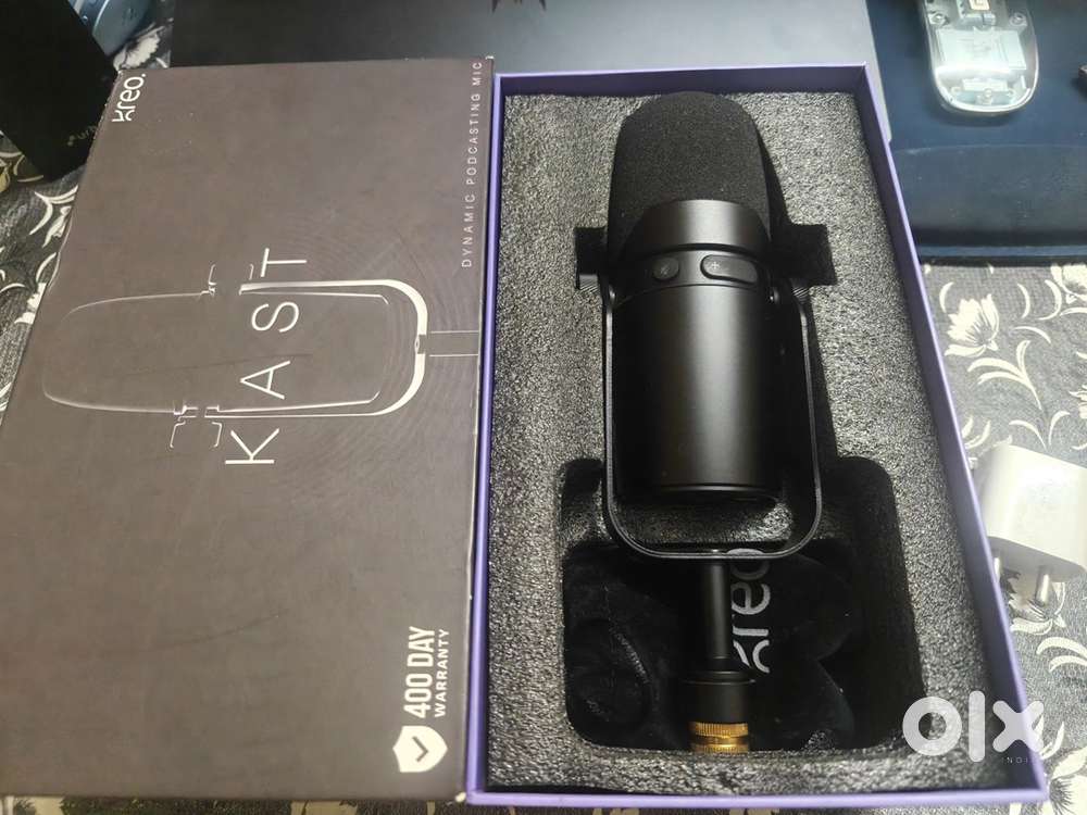 Kreo Kast Podcast Mic like New 2 month used with box full accesories )