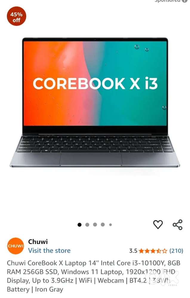 CHUWI COREBOOK I3 LAPTOP