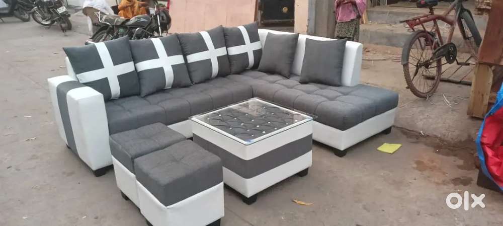 KB FURNITURE L SHAPE SOFA SET WITH AFFORDABLE PRICE