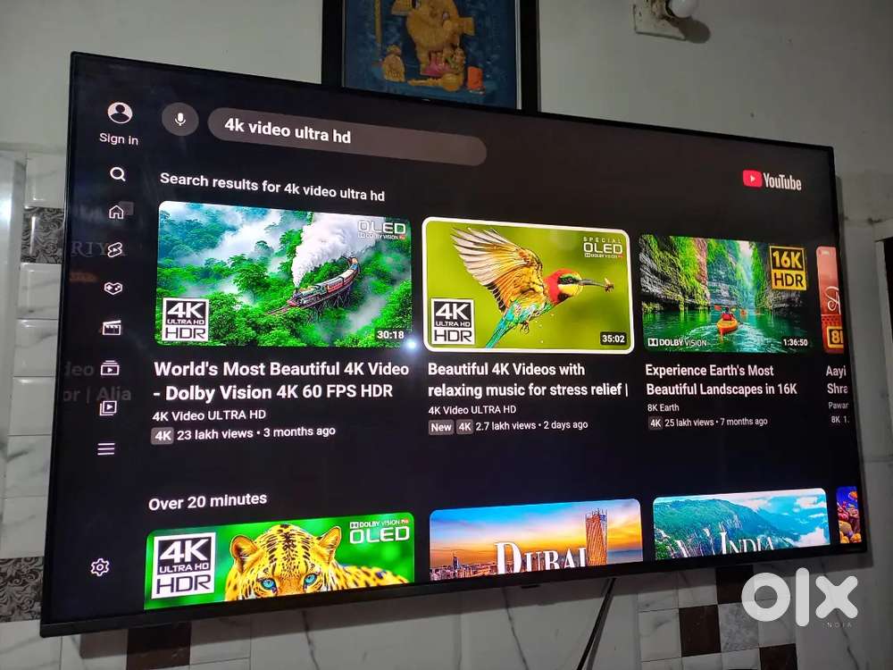 Lg 55 inch UHD 4k nenosell voice fremlesled tv