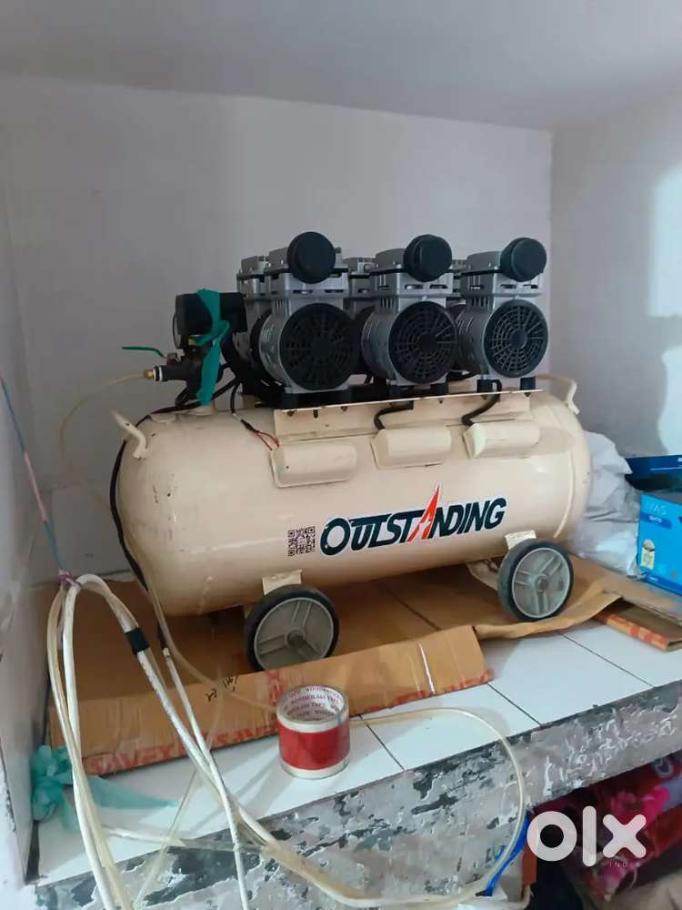 Hot fix machine and 3 motor compressor