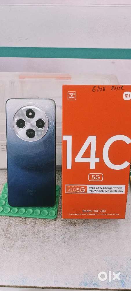 redmi 14c 6+128 bill box charger available