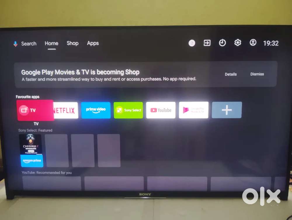 Original sony 43 inch android (sound bar)
