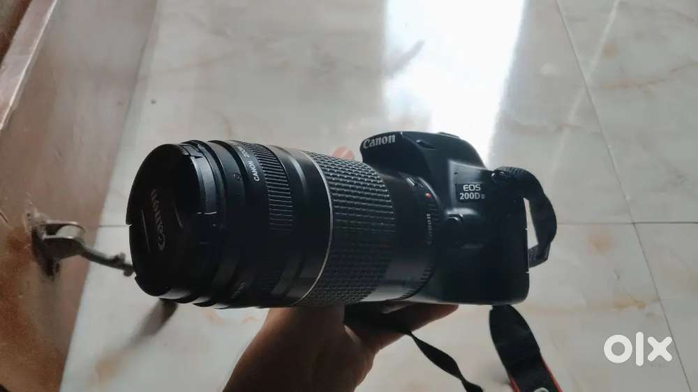 Canon 200d mark ii with 2 lens Bag, Battery and charger