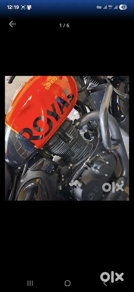 Rebel Red Royal Enfield Hunter first owner only 6500 km driven