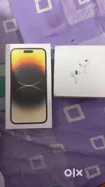 iPhone 14 Pro Max 256GB and Apple AirPods Pro, second generation
