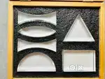 Eisco Prism Set of 6 - Photography Glass Prisms for Creative Effects