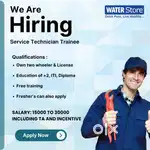Wanted Water purifier Technician Trainee