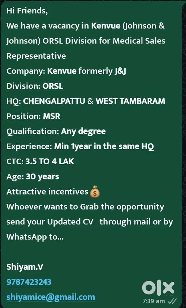 Medical representative