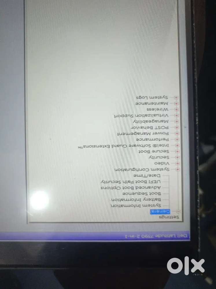 Dell laptop touch screen display