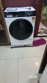 Front load 8 kg Haier washing machine with 4.5 yrs warranty left 21500