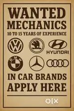 Wanted Four wheeler Mechanic