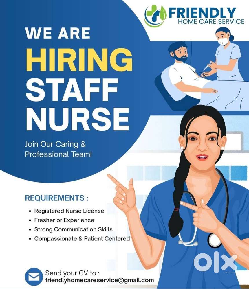 Hiring Staff Nurse – Friendly Home Care Service (Coimbatore)