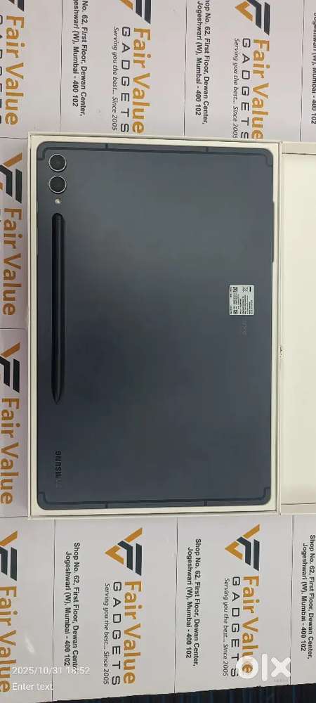 SAMSUNG GALAXY TAB S9+ 5G WITH CALLING FEATURE N S-PEN 
12GB RAM & 256