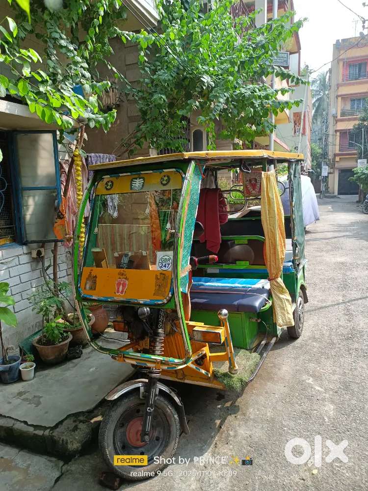 My e-rickshaw is in good condition.