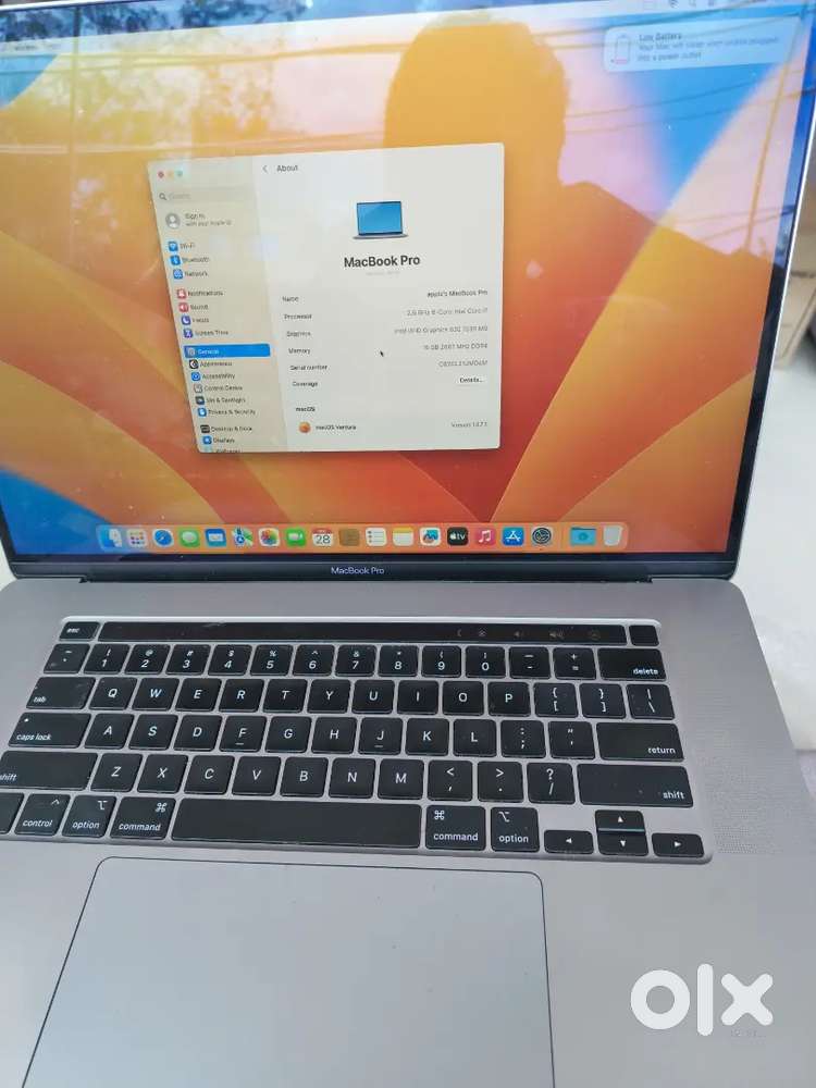 Apple A2141 16 inches. MacBook pro core i9 32,gb ram 1tb ssd only 46k