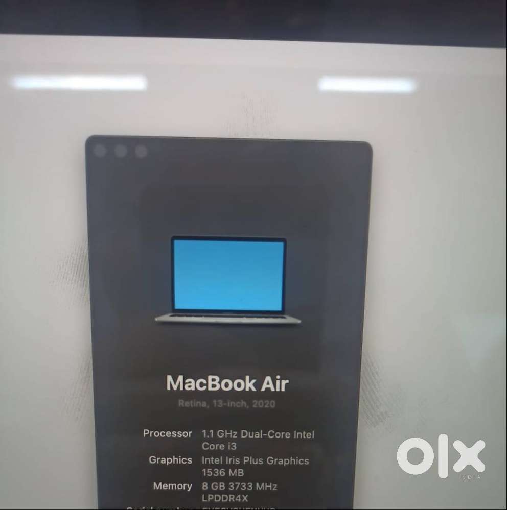 MacBook Air (13-inch, 2020, Two Thunderbolt 3 ports)