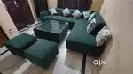 Seven seater sofa with center table