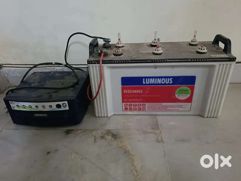 Luminous battery and inverter 6 month old