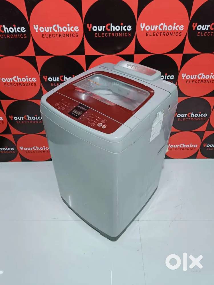Red colour Fully automatic washing Samsung wobble wash