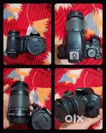 Canon 700D Dslr cameRa SingLe handed alMost New condition with  2 lens