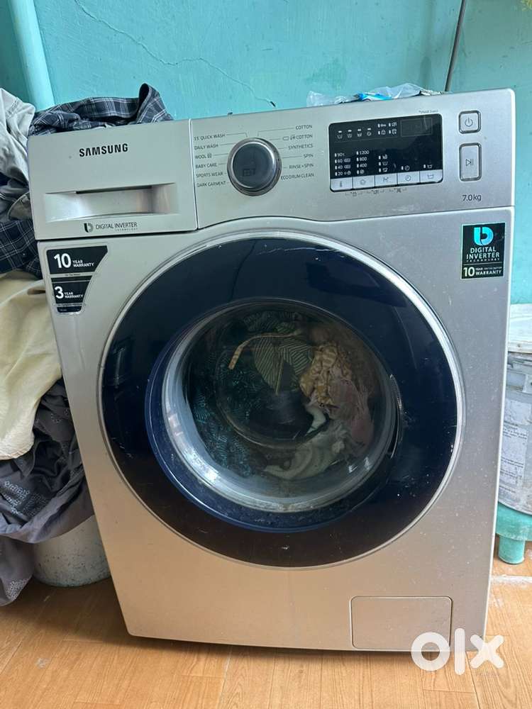 Lg fridge side by side samsung front load washing machine