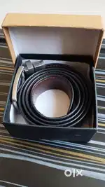 BELT - 2-in-1 BLACK/ BROWN - convertable belt
