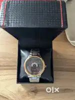 Titan Grandmaster Brown Dial Analog Stainless Steel Watch for Men
