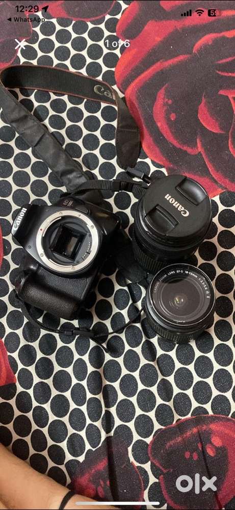 Canon 1300d with 2 lens