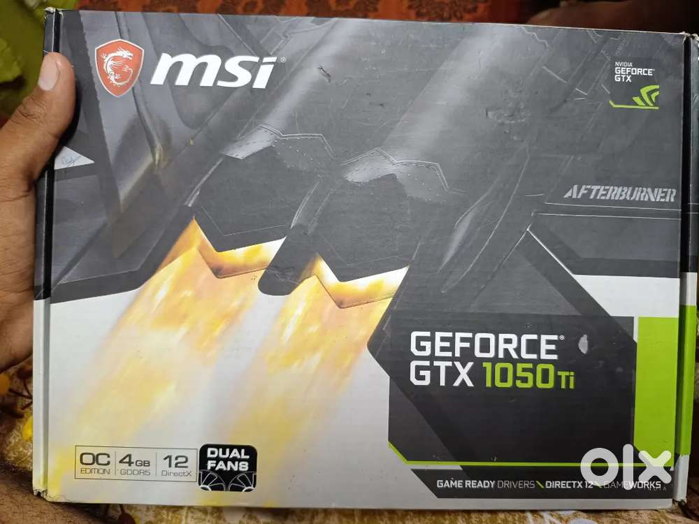 GTX 1050Ti ( 4GB RAM) BOX... Dual Fans