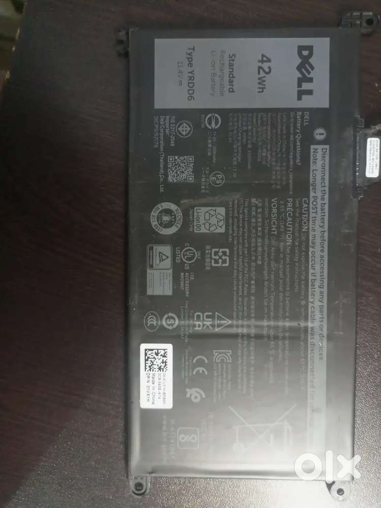 Laptop charger+ Display+ dell battery