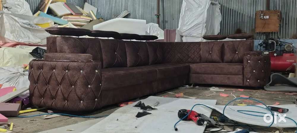 L shape sofa luxury model