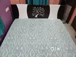King size Bed with Mattress (Ortho Gold)
