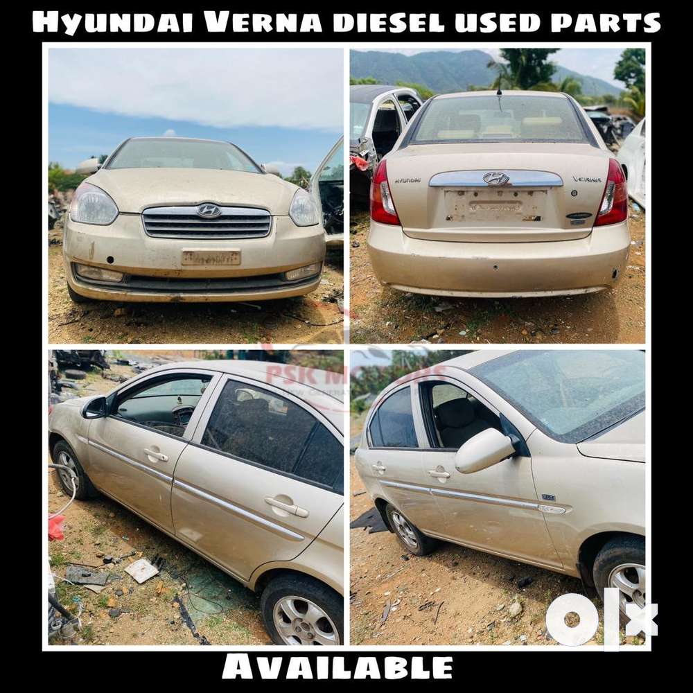 Hyundai verna diesel all used parts available