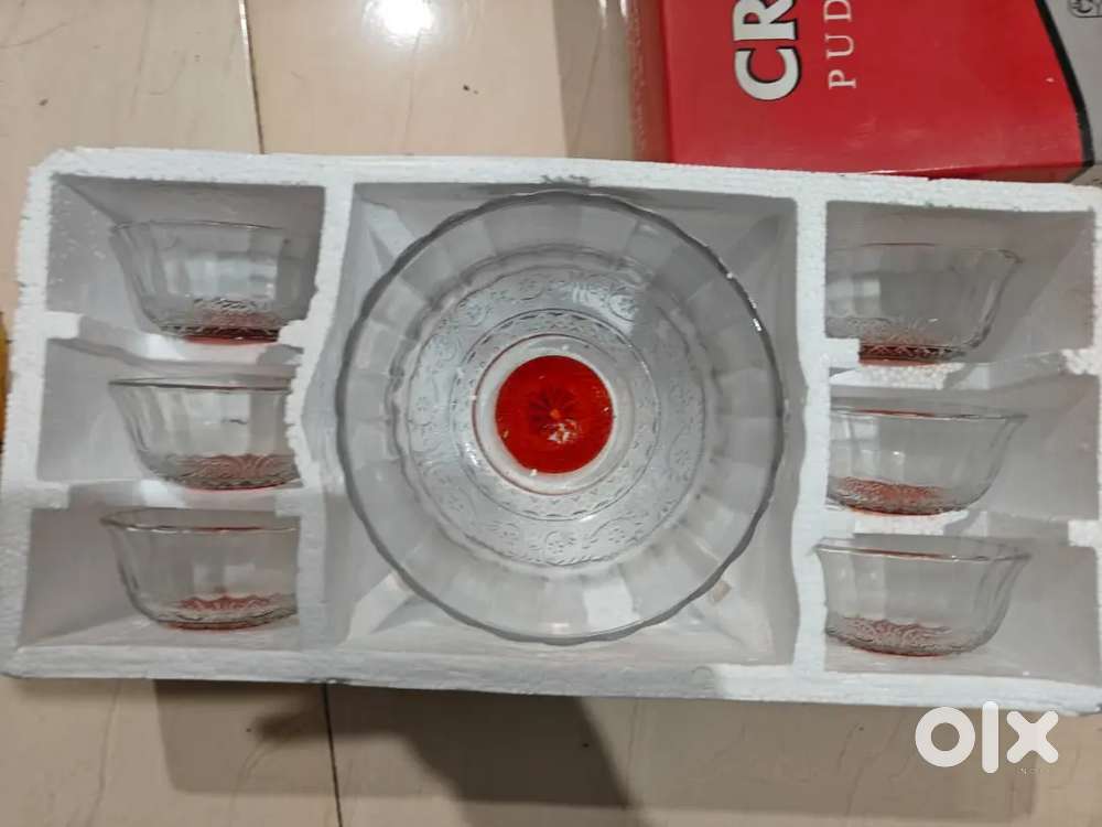 Brand new Glass crockery sets(multiple patterns,combinations) for SALE