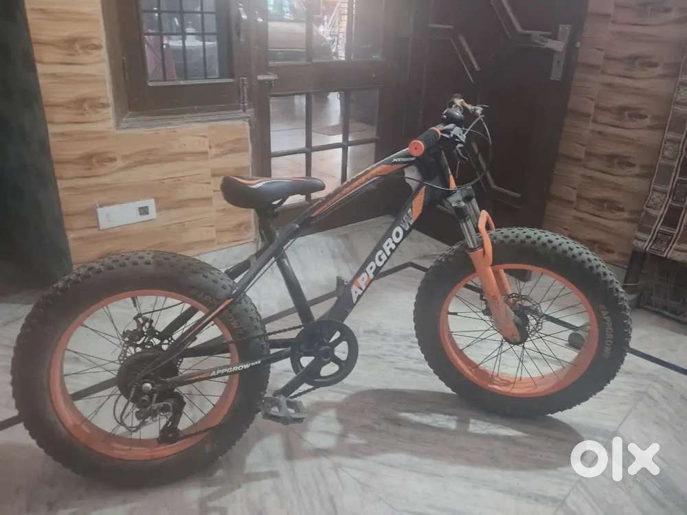 Cycle is in good condition  2 month old with gear fat bike  smooth