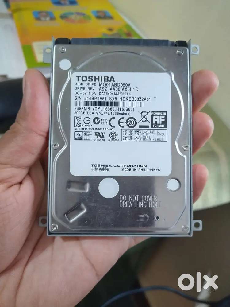 Toshiba internal harddisk 500 GB