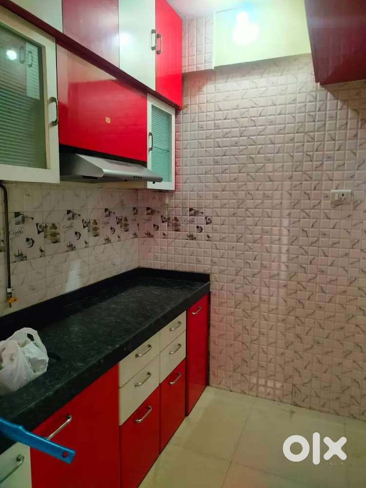 1 bhk flat rent available modular kitchen ulwe sector 5
