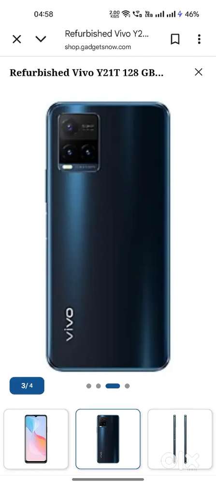 Vivo y 21 mobile phone