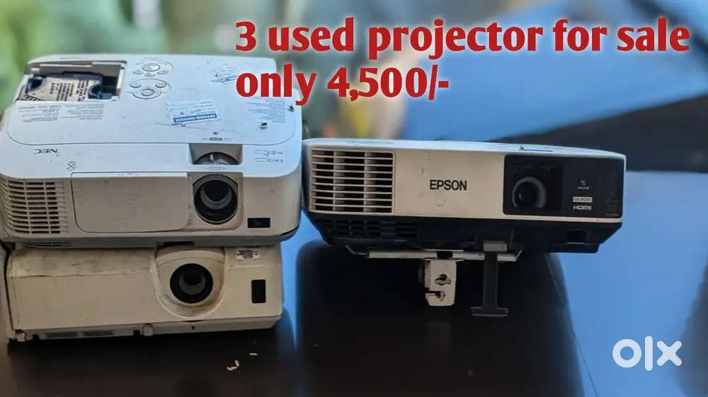 3 used projector for sale only 4500/-
